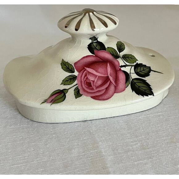 Gibsons England Tea Pot 3 Cup Pink Roses Platinum Scrolls & Trim W/ Lid Vintage - Picture 5 of 10